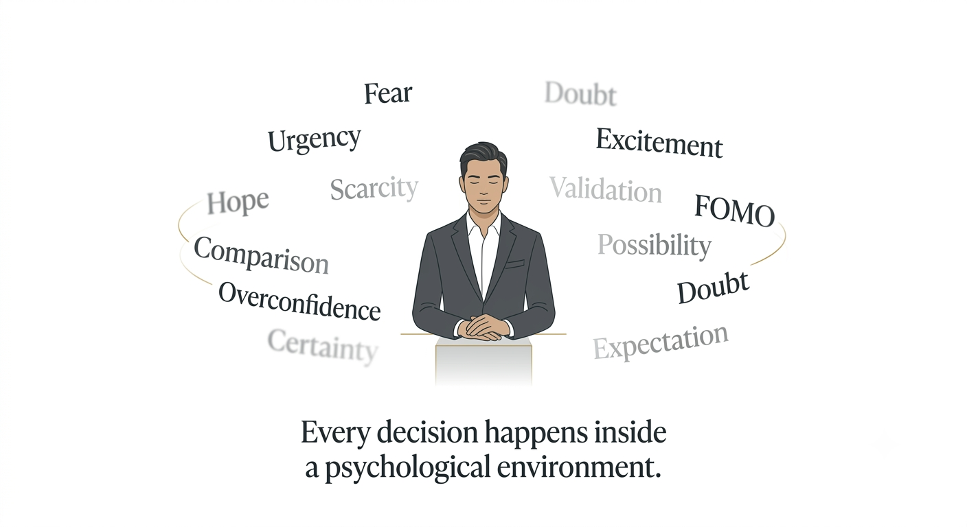 Psychological Environment of Business Decisions - Fear, Doubt, FOMO, Urgency
